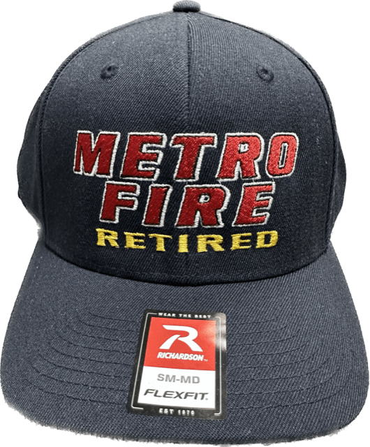 SMFD Retired Hat, Richardson 112 Snap Back Trucker-Richardson Cap